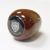 Jaguar Wood Shift Knob With Cat Face
