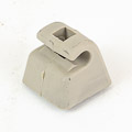 Jaguar Sunvisor Clip - Oatmeal