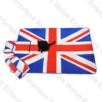 Jaguar Union Jack Extra Large Picnic & Outdoor Blanket