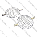 Jaguar Vintage Mesh Head Light Stone Guard Pair