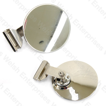 Jaguar Mirror Door Round Clip On