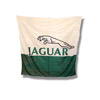 Green And White Jaguar Flag