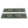 Jaguar Number Plate Pair - XJS V12