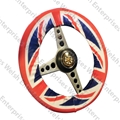 Jaguar Union Jack Steering Wheel Cover