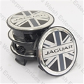 Jaguar Union Jack Wheel Badge Set