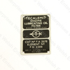 Jaguar Teclamit Oil Badge