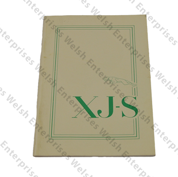 Jaguar XJS Owners Manual