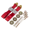 Jaguar Red Seat Belt Pair 