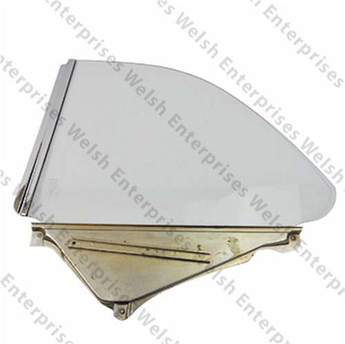 Jaguar Left Hand Quarter Glass With Regulator - Clear