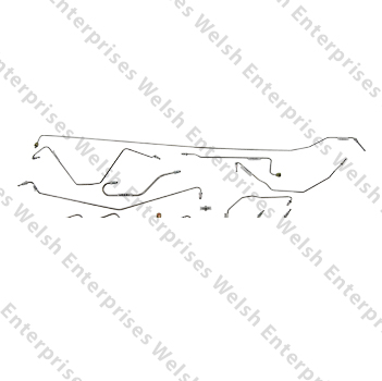 Jaguar Pre-Bent Stainless Steel Brake Line Kit