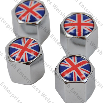 Jaguar Tire Valve Cap - Union Jack