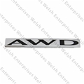 Jaguar Trunk Lid Badge "AWD"
