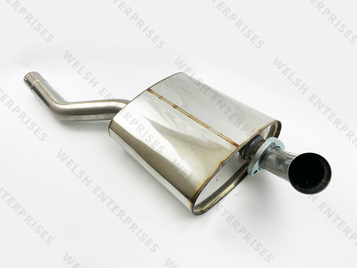 Jaguar Muffler Stainless Right Hand Front