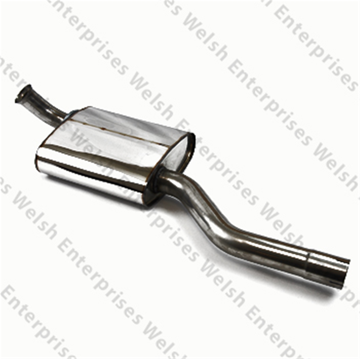 Jaguar Muffler Stainless Left Hand Front