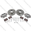 Jaguar Aluminum Front Caliper Upgrade With Vented Rotors