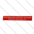 Jaguar Strom Carburetor Decal 