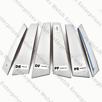 Jaguar Door Pillar Chrome - XJ (2011 & up)