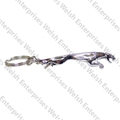 Jaguar Leaping Cat Keychain