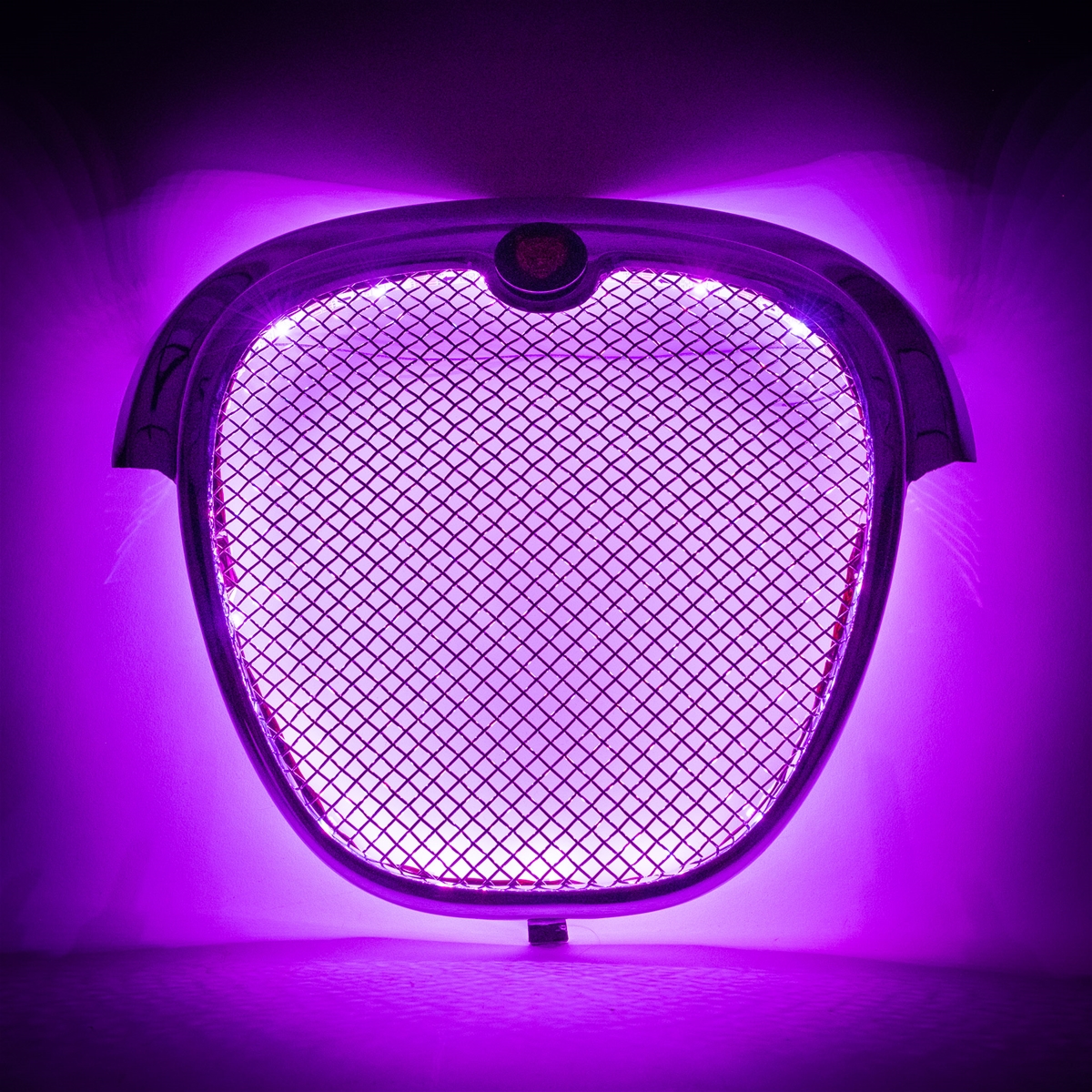 Multicolor LED Jaguar Grille Wall Art, USB Rechargeable with Remote