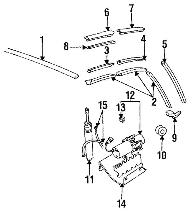 Seal Set Convertible Top Left Hand - Discontinued BEC25525