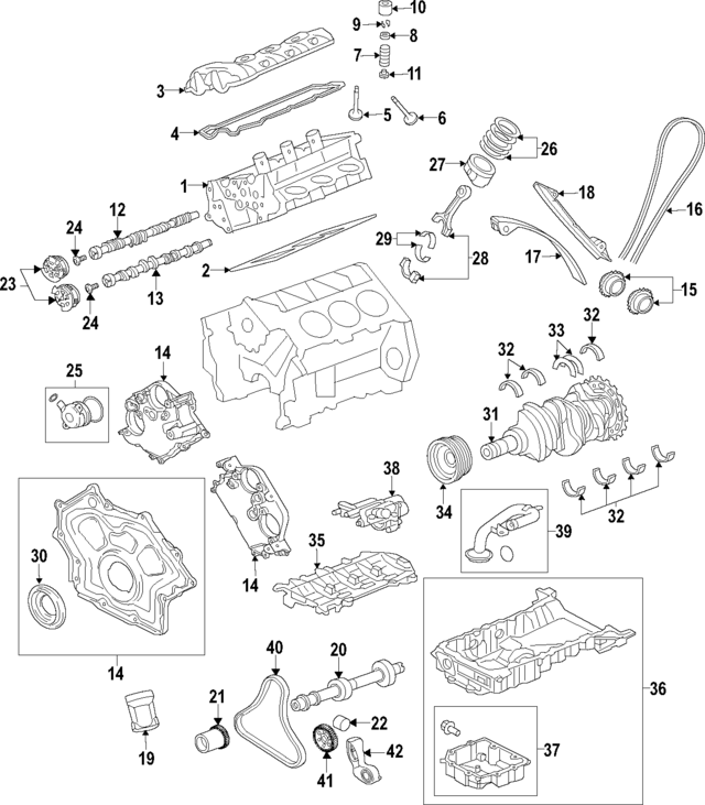 Camshaft-Exhaust (Jaguar OEM) AJ812953OEM
