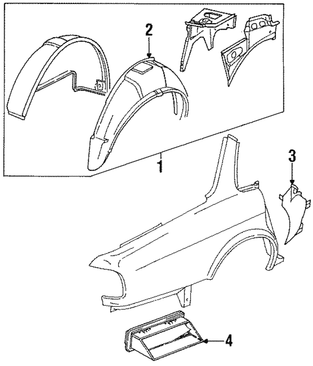 Wheelarch-Rear Q AXX1626OEM
