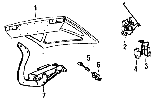 Latch Trunk XJ1 XJ2 69>79 BD31100