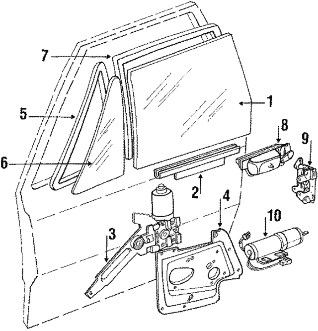Right Hand Front Inner Lock BD43266