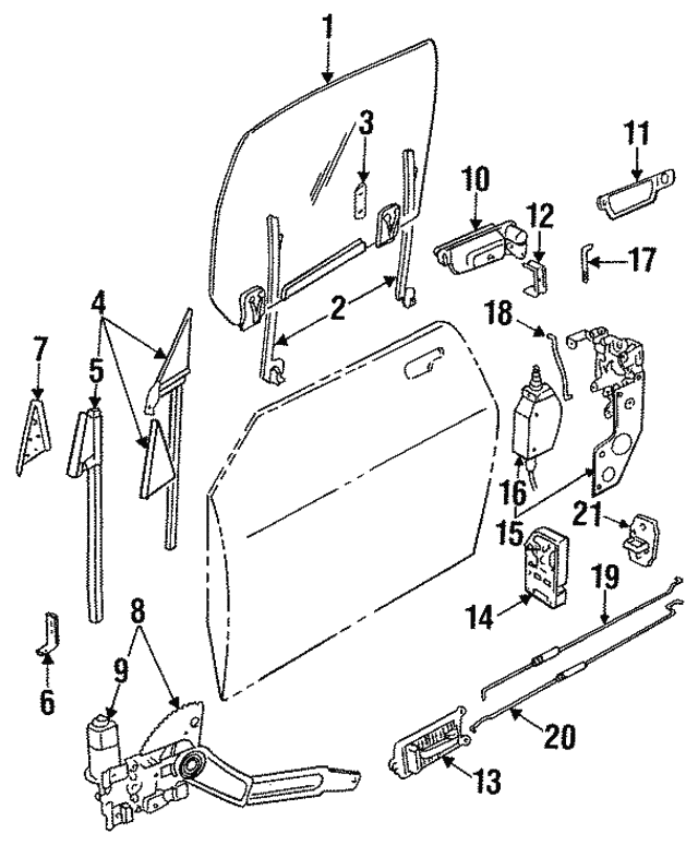 Striker Assembly Door BD48128