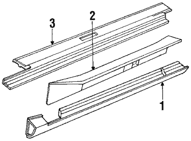 Tread Plate Left Hand XJS 89>91 BDC4643
