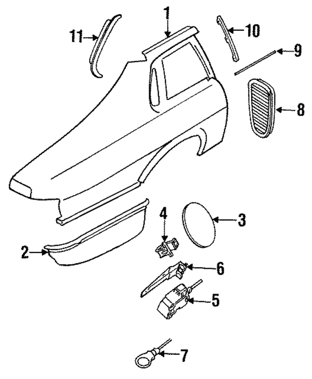 Grille-Air Extra - Discontinued (Jaguar OEM) BEC11361OEM