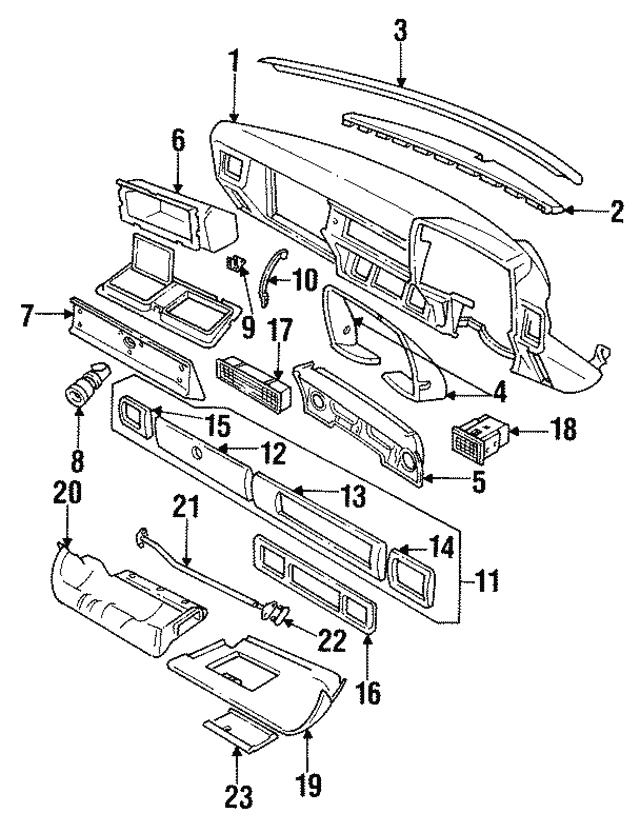 Wood Center Vent BEC17285