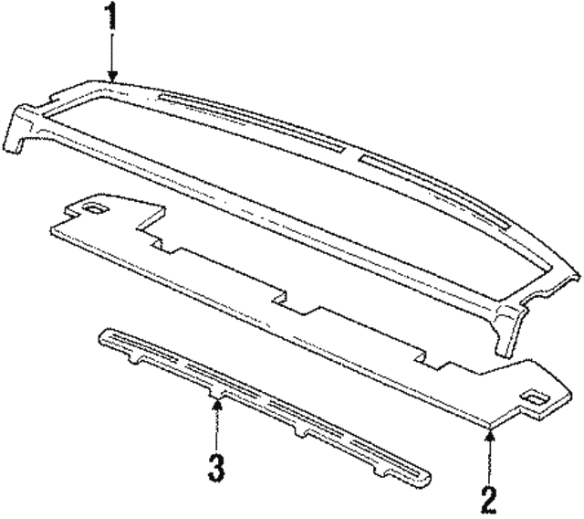 Pad-Anti Rattle - Discontinued (Jaguar OEM) BEC2100OEM