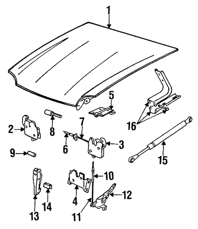 Sleeve Bonnet Release Cable BEC22046