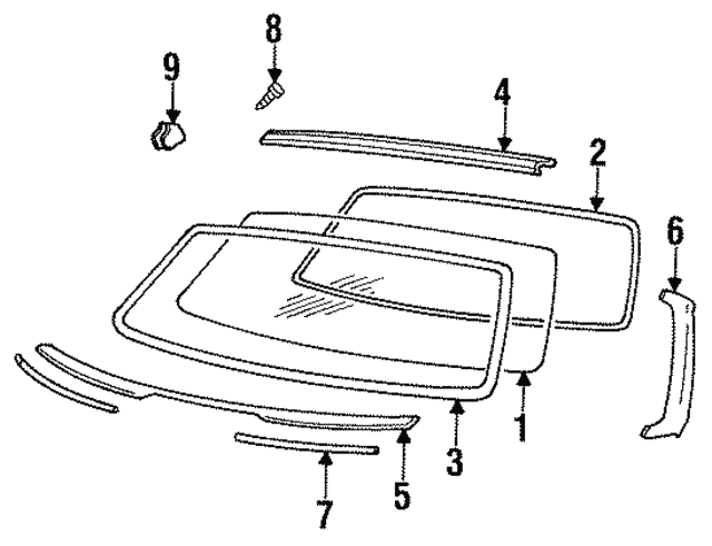 Windshield Seal Insert BEC6599