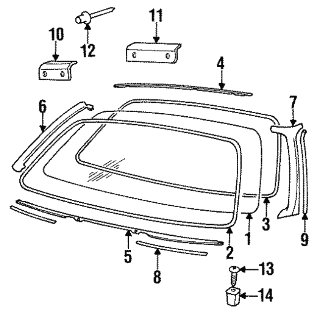 Seal Windshield - Discontinued BEC9535