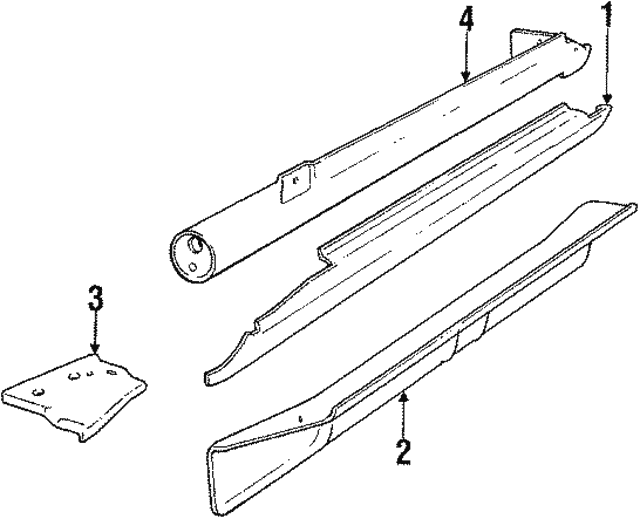 Panel-Sill - Discontinued (Jaguar OEM) BJC1413OEM