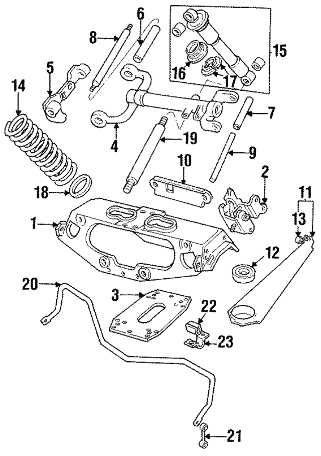 Rear Suspension Spacer Tube C166231