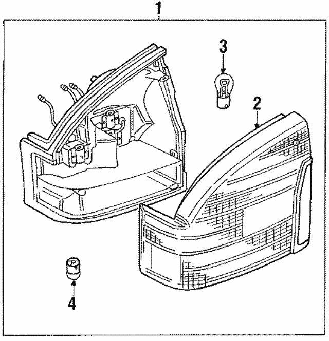 Lamp-Cluster - Discontinued (Jaguar OEM) DAC5587OEM