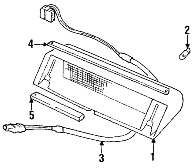 Lead-Stoplamp Li - Discontinued (Jaguar OEM) DAC7336OEM