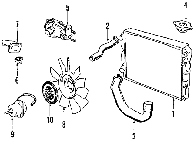 Housing-Thermost - Discontinued (Jaguar OEM) EAC6140OEM