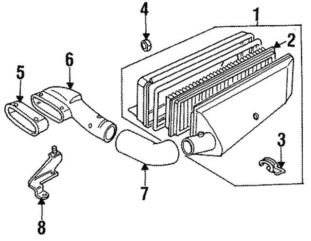 Duct-Air-Intake - Discontinued (Jaguar OEM) EBC11075OEM