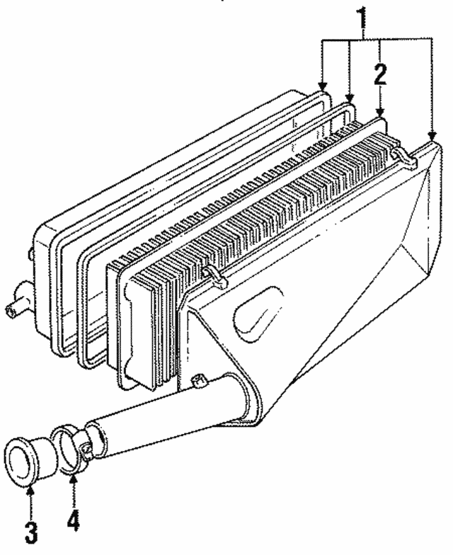 Aircleaner - Discontinued (Jaguar OEM) EBC4083OEM