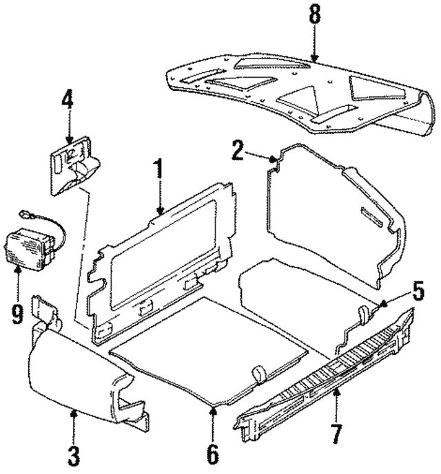 Liner-Trunk, Discontinued (Limited Supply) GNA3623BGOEM