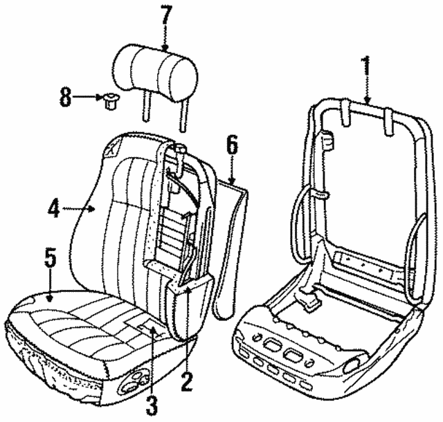 Pad-Squab (Jaguar OEM) GNA4300BCOEM