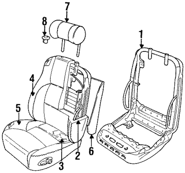 Pad-Cushion - Discontinued (Jaguar OEM) GNA4402ACOEM