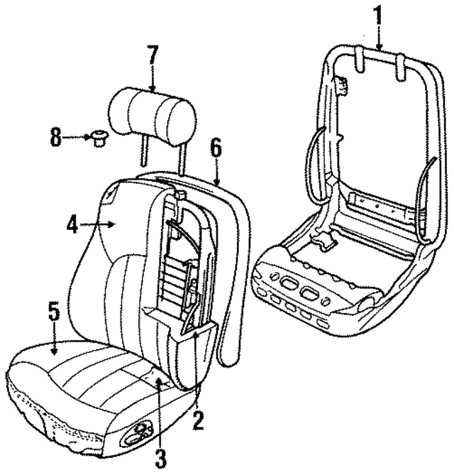 Cover-Cushion, Discontinued (Limited Supply) (Jaguar OEM) GNA4419DDAGDOEM