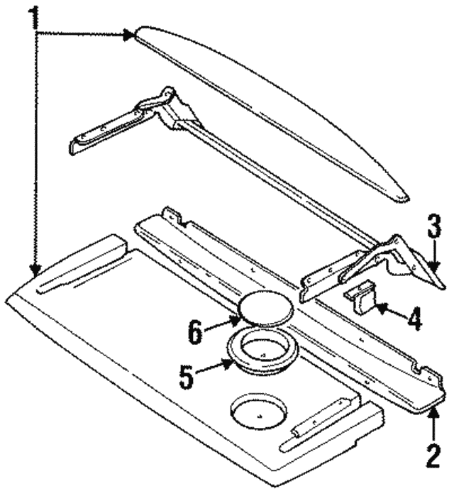 Moulding-Picnic - Discontinued (Jaguar OEM) GNA4670BASDCOEM