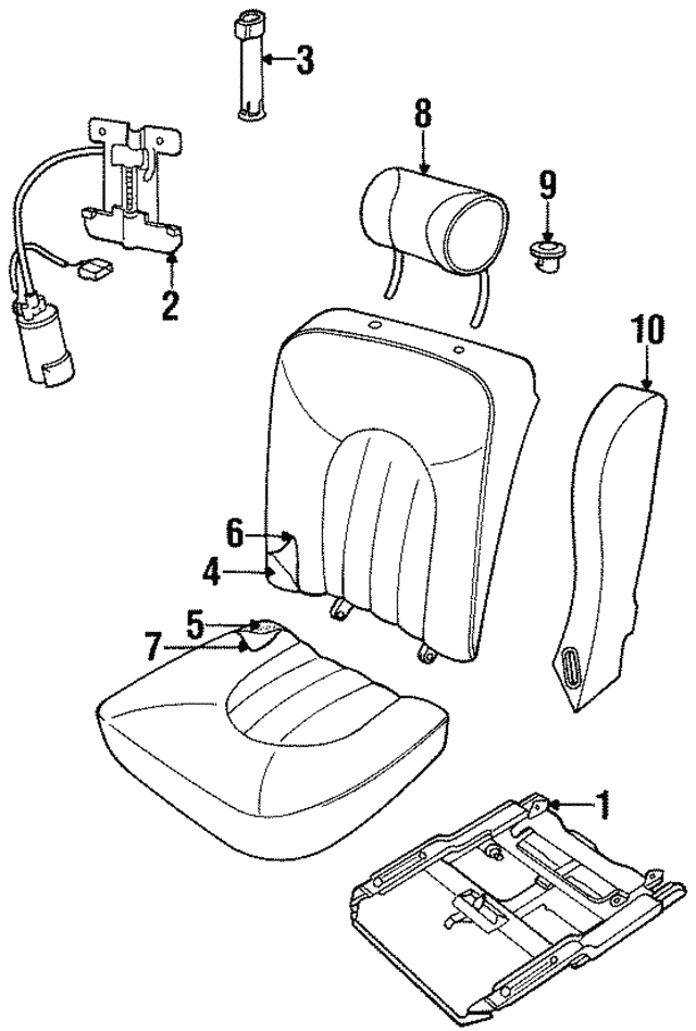 Cushion - Discontinued (Jaguar OEM) GXF5306CASDCOEM