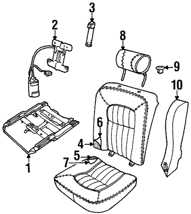 Cover-Squab, Discontinued (Limited Supply) (Jaguar OEM) GXF5579BANDROEM